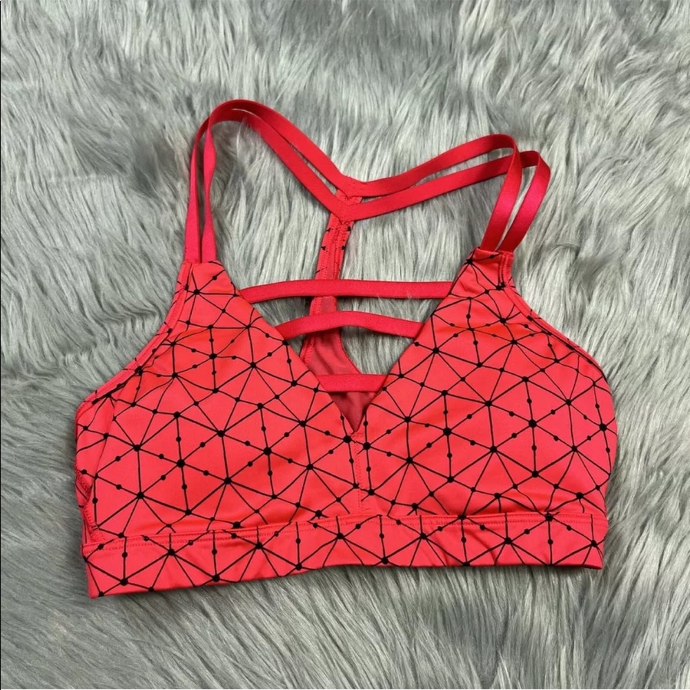 Victorias Secrets VSX Sport Red Black Sports Bra XS